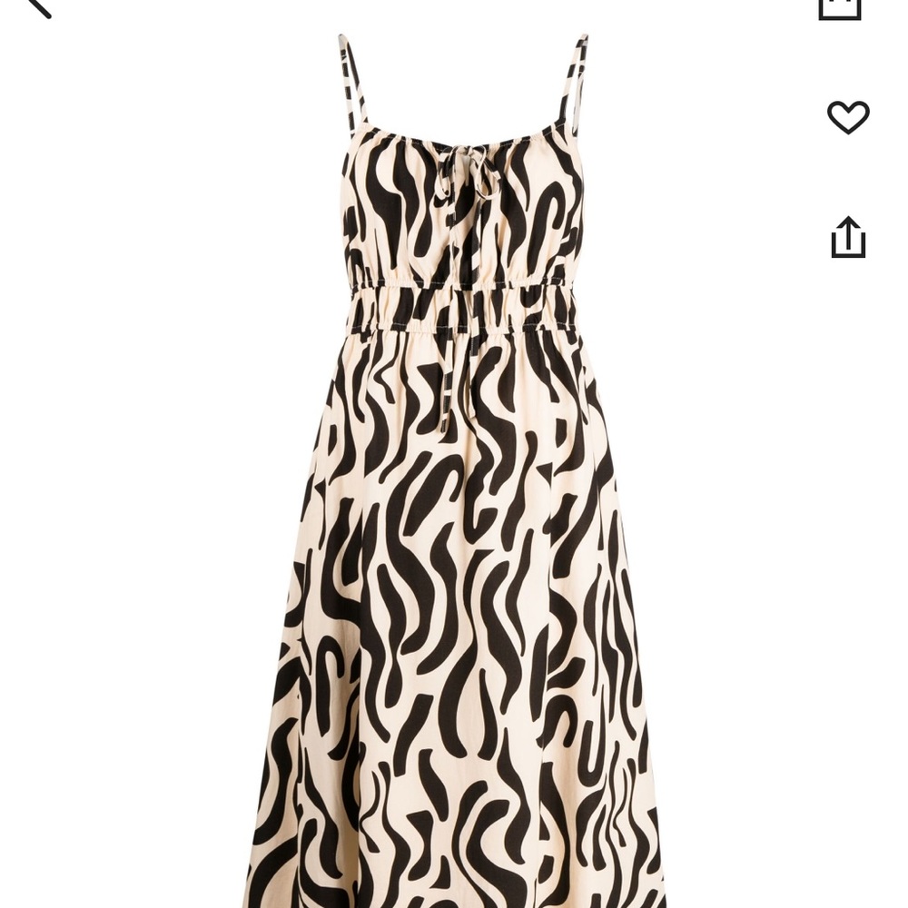 Tout a coup patterned dress. Brand new with tags on! midi dress #Spring #Summer